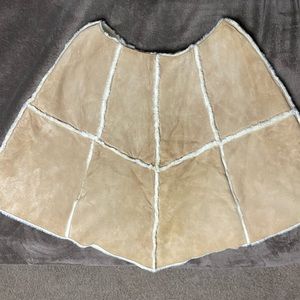 Ugg Australia Chestnut Leather Poncho